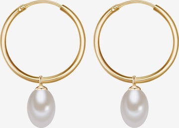 Boucles d'oreilles Valero Pearls en or : devant