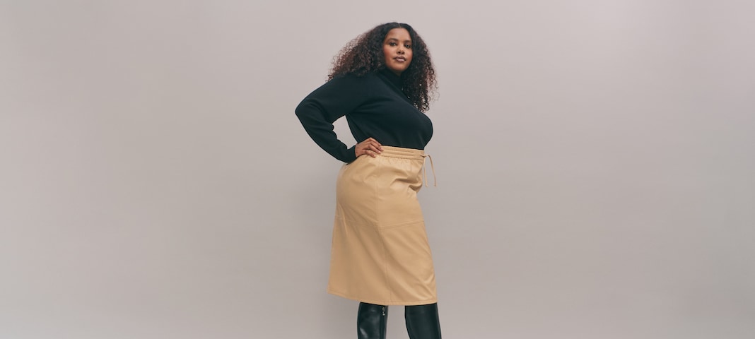 Skirts for curvy women