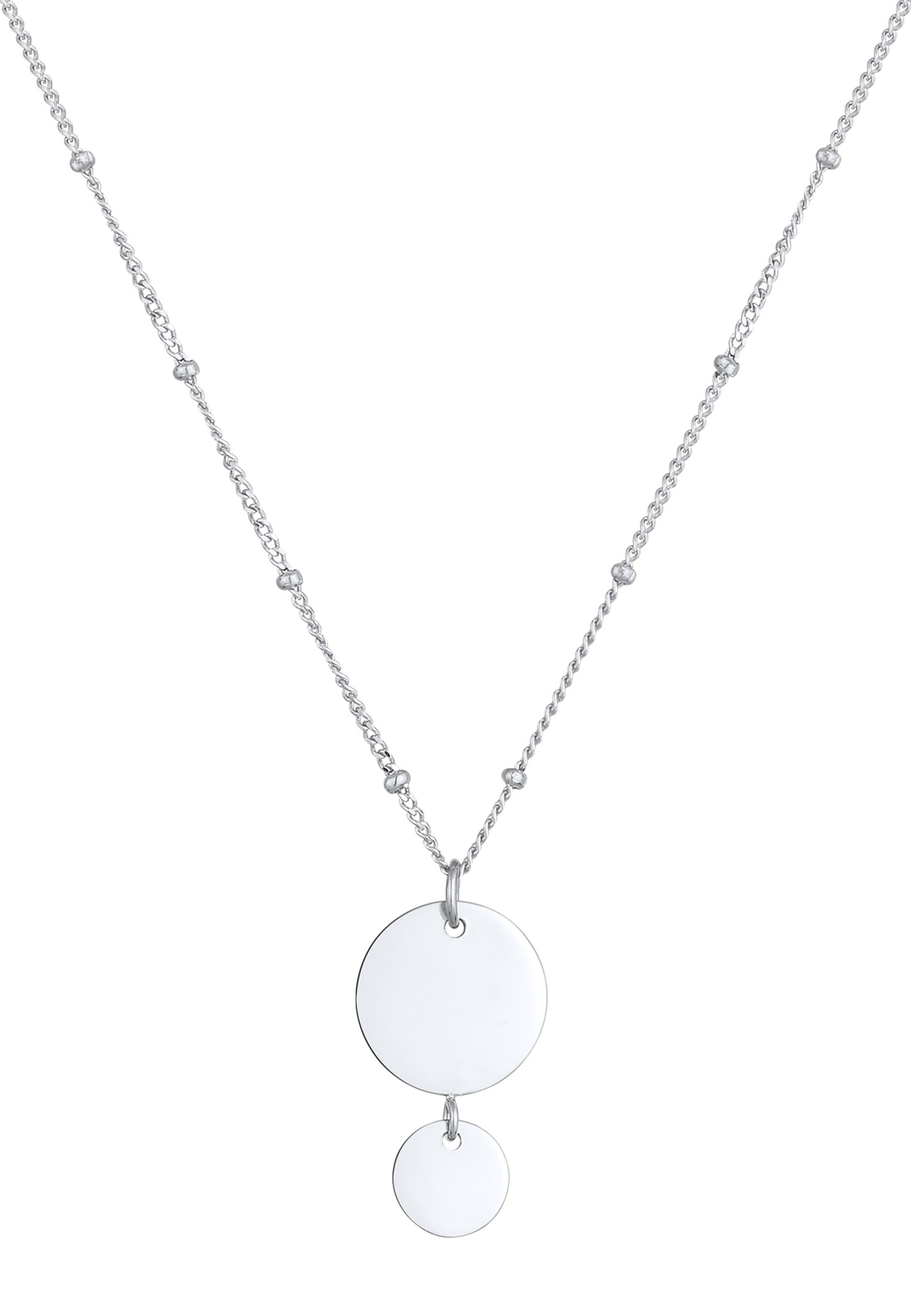 Frauen Schmuck ELLI Halskette 'Kreis' in Silber - AJ86877