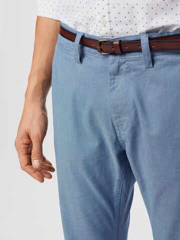 TOM TAILOR Regular Chino 'Travis' in Blauw