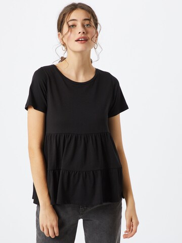 ONLY T-Shirt 'ONLAyca' in Schwarz: Vorderseite