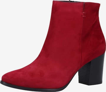 Paul Green Ankle Boots in Red: front