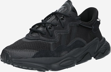 Chaussure de course 'Ozweego' ADIDAS ORIGINALS en noir : devant