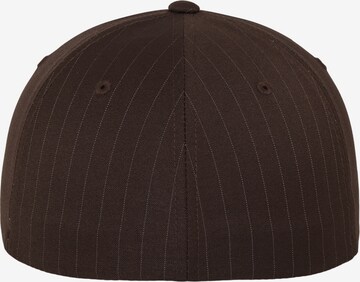 Cappello da baseball 'PINSTRIPE' di Flexfit in marrone