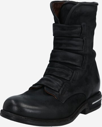 A.S.98 Ankle Boots 'Teal' in Black: front