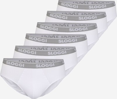 SLOGGI Cueca 'men GO ABC' em cinzento / branco, Vista do produto