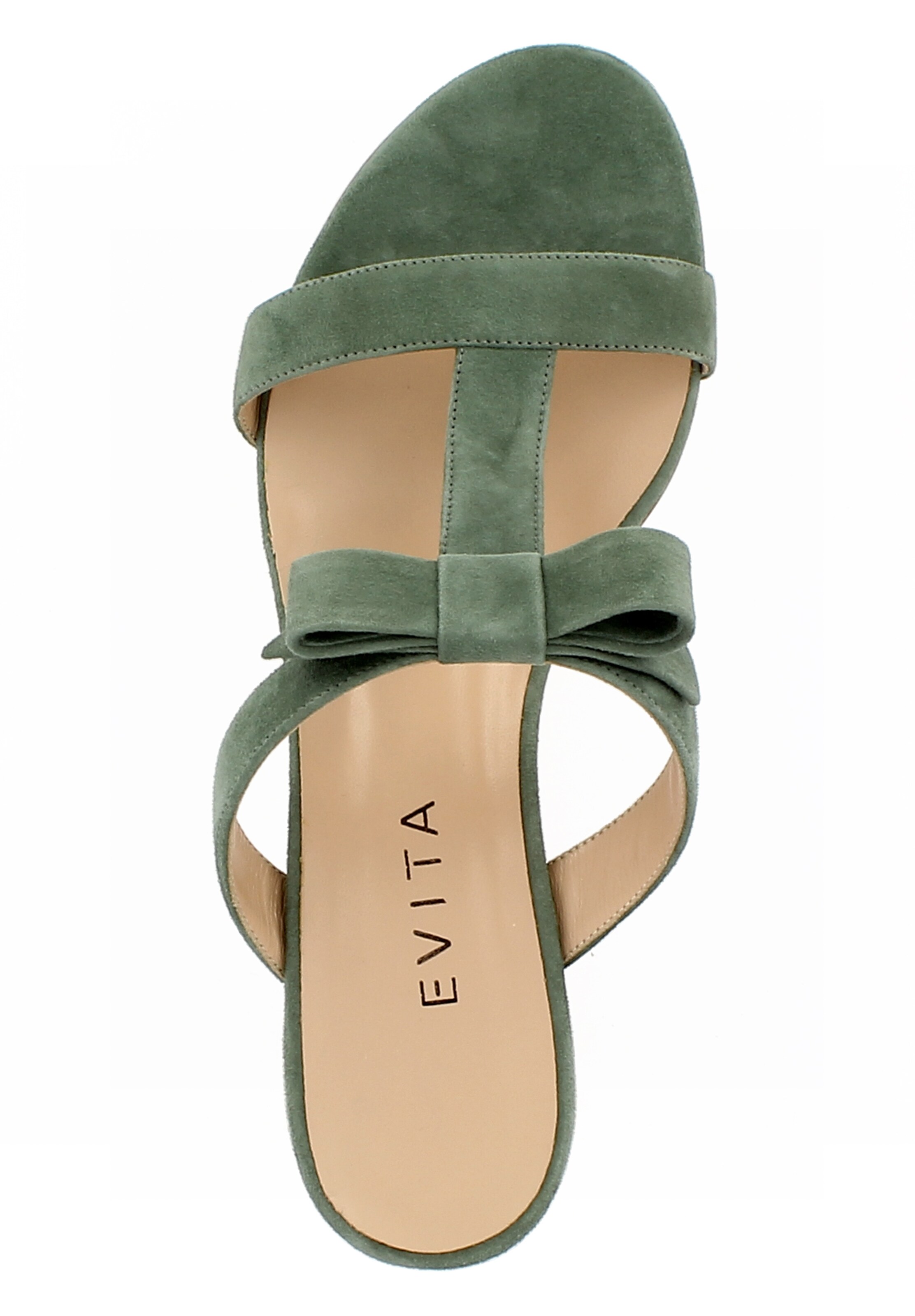 EVITA Mules 'Daria' in Green