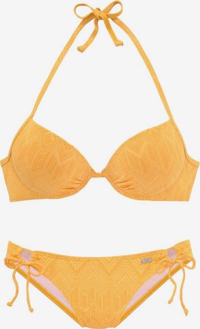 BUFFALO Bikini in Yellow: front