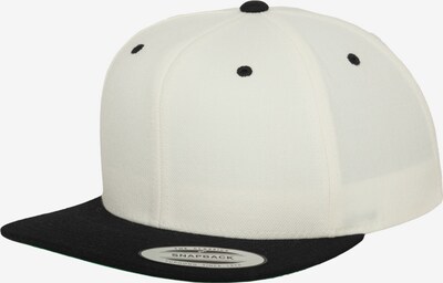 Flexfit Snapback in schwarz / naturweiß, Produktansicht