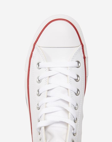 CONVERSE Sneaker 'CHUCK TAYLOR ALL STAR CLASSIC HI LEATHER' in Weiß