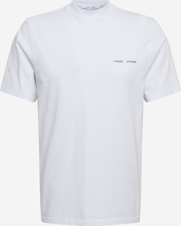 Samsøe Samsøe Shirt 'Norsbro' in Wit: voorkant