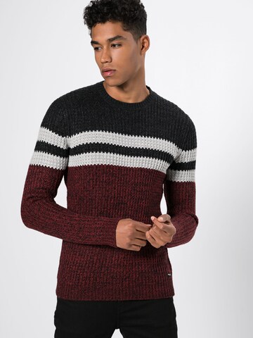 Pull-over 'LAZLO' Only & Sons en rouge : devant