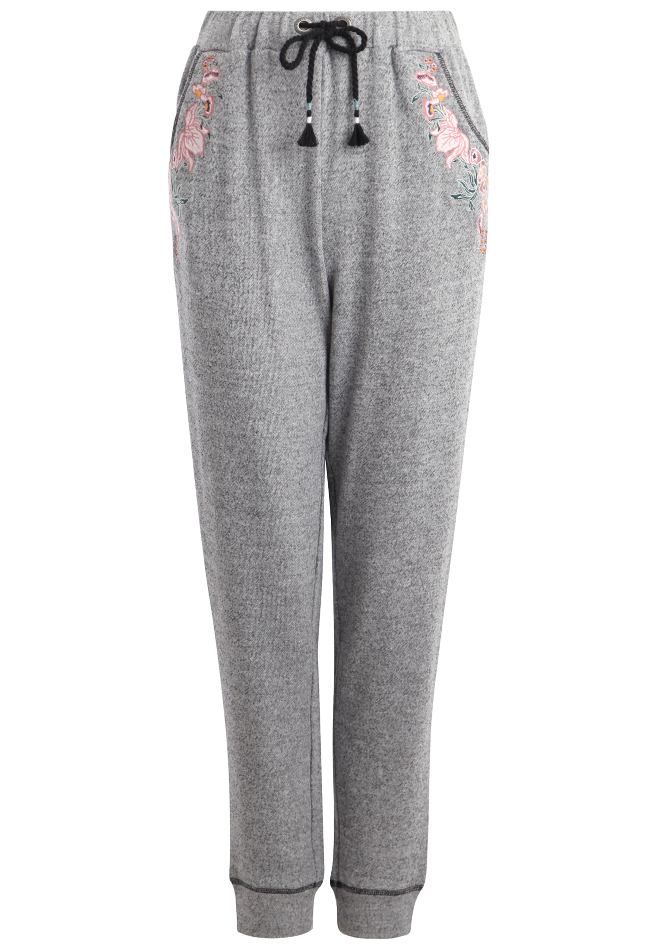 DREIMASTER - Broek in de kleur Grijs gemêleerd