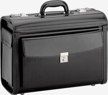 Valise de pilote D&N en noir : devant