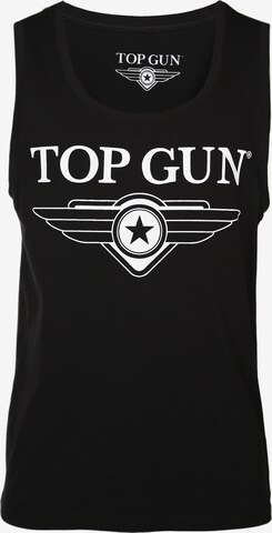 TOP GUN Shirt ' Engine ' in Black: front