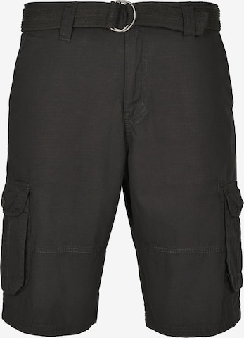 SOUTHPOLE Cargo Pants in Black: front