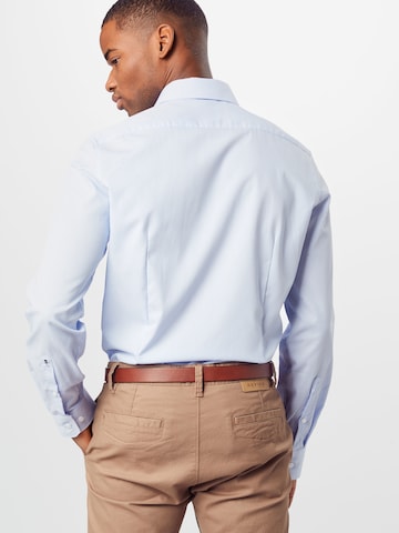 SEIDENSTICKER Slim fit Business Shirt in Blue: back