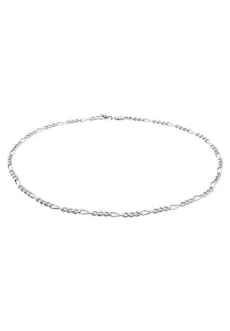 ELLI PREMIUM Halskette Basic Kette, Figaro in Silber