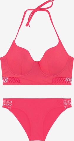 LingaDore T-Shirt Bikini  'Wander' in Rot: predná strana