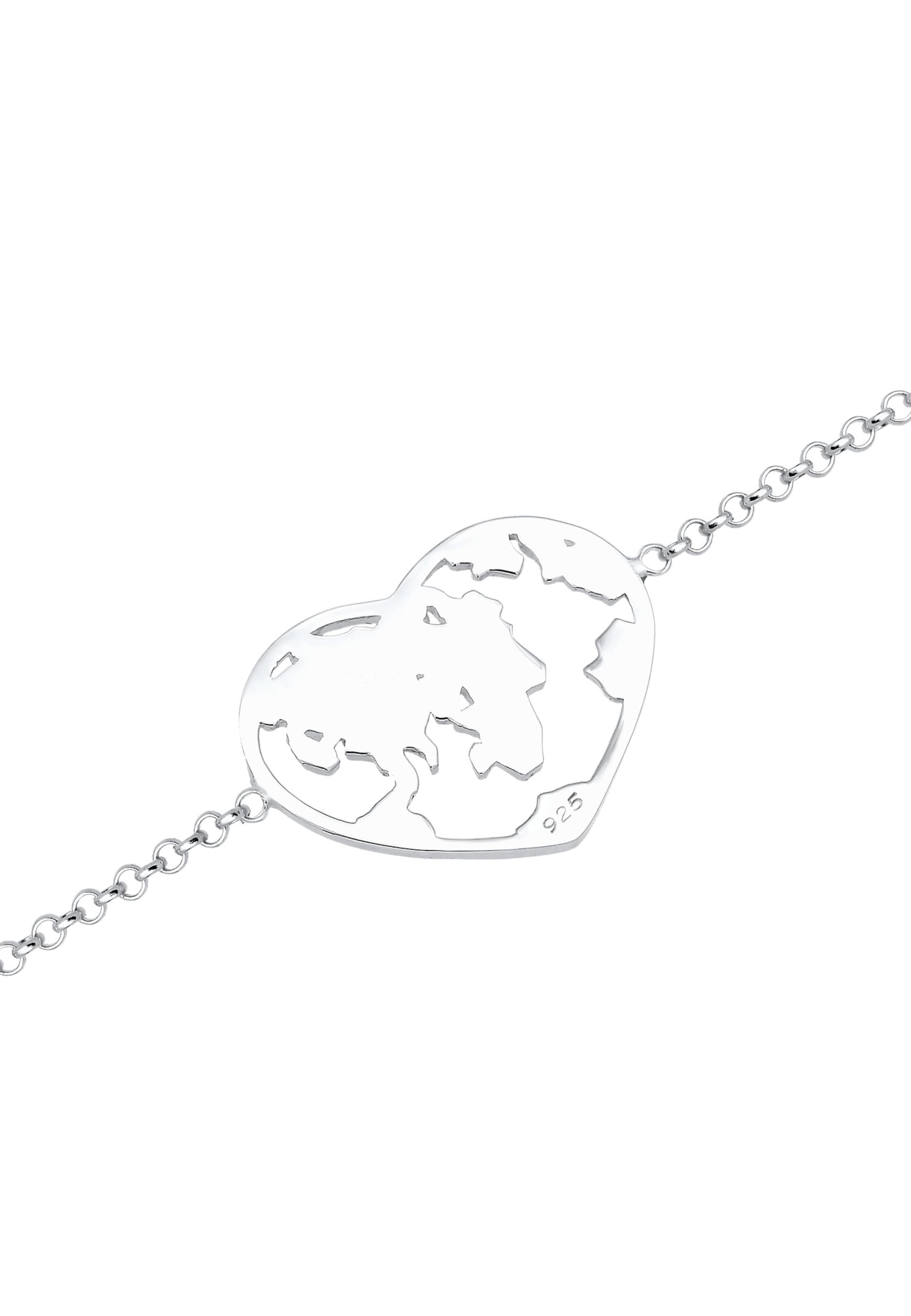 ELLI Bracelet 'Weltkugel' in Silver