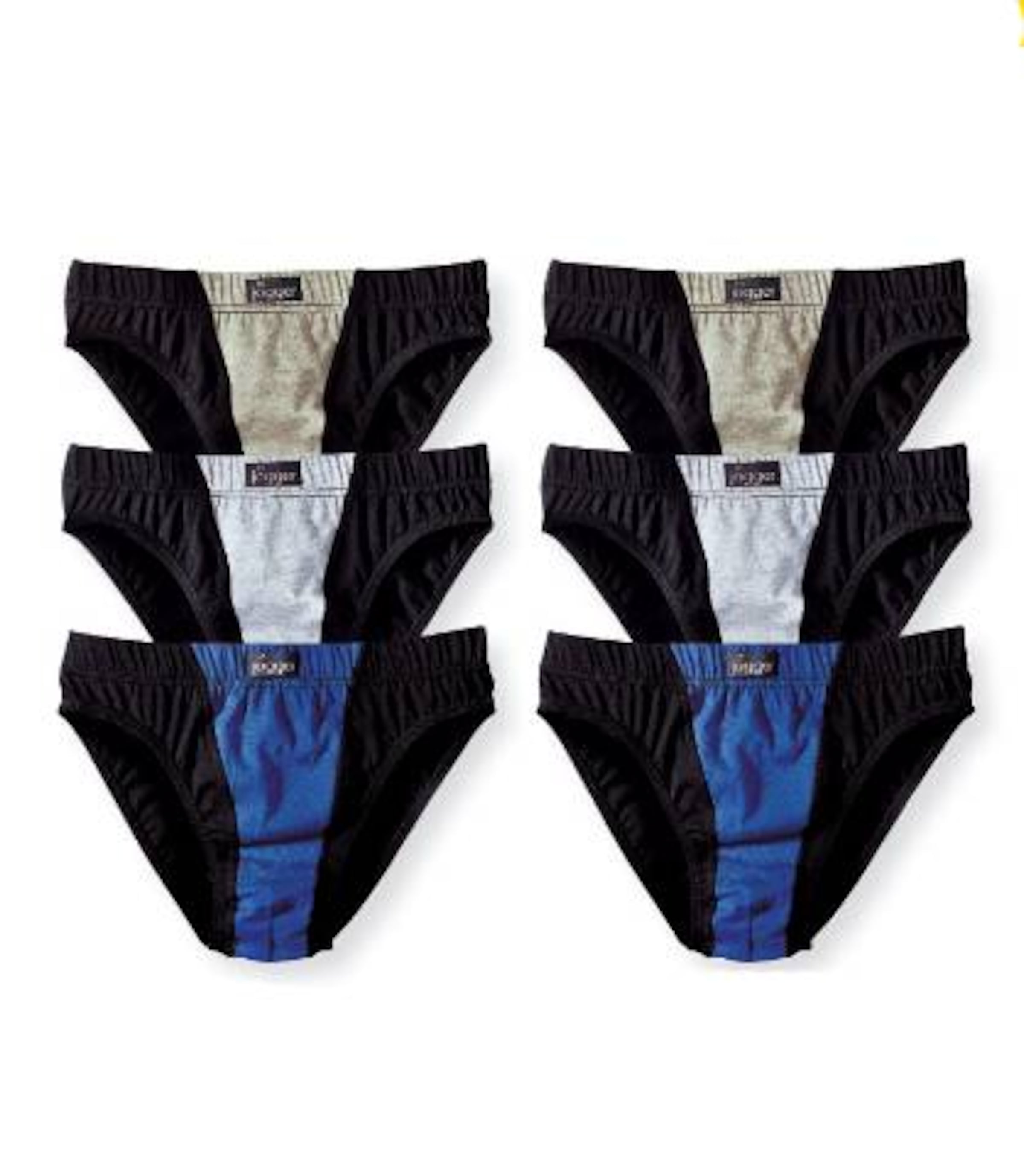 LE JOGGER Slip in Schwarz: Vorderseite