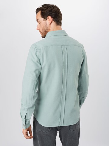 River Island - Ajuste estrecho Camisa en verde