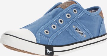 MUSTANG Slip-Ons in Blue: front