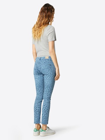 GARCIA Slimfit Broek in Blauw: terug