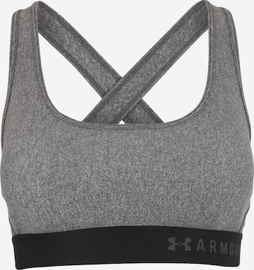 UNDER ARMOUR Bustier Sport bh in Grijs: voorkant