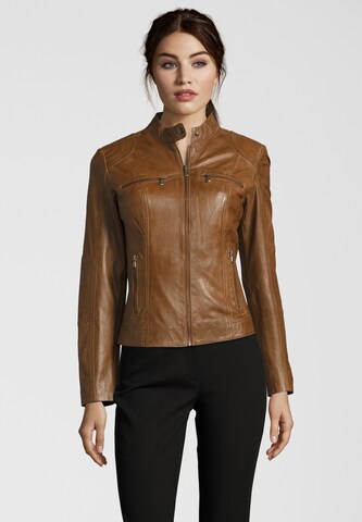 7ELEVEN Between-Season Jacket 'Miracle' in Brown: front