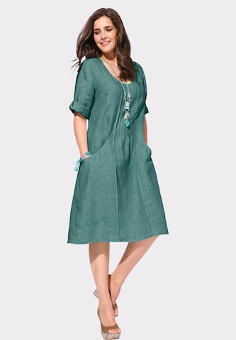 Anna Aura Summer Dress in Green: front