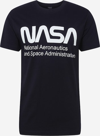 Mister Tee Shirt 'NASA' in Zwart: voorkant