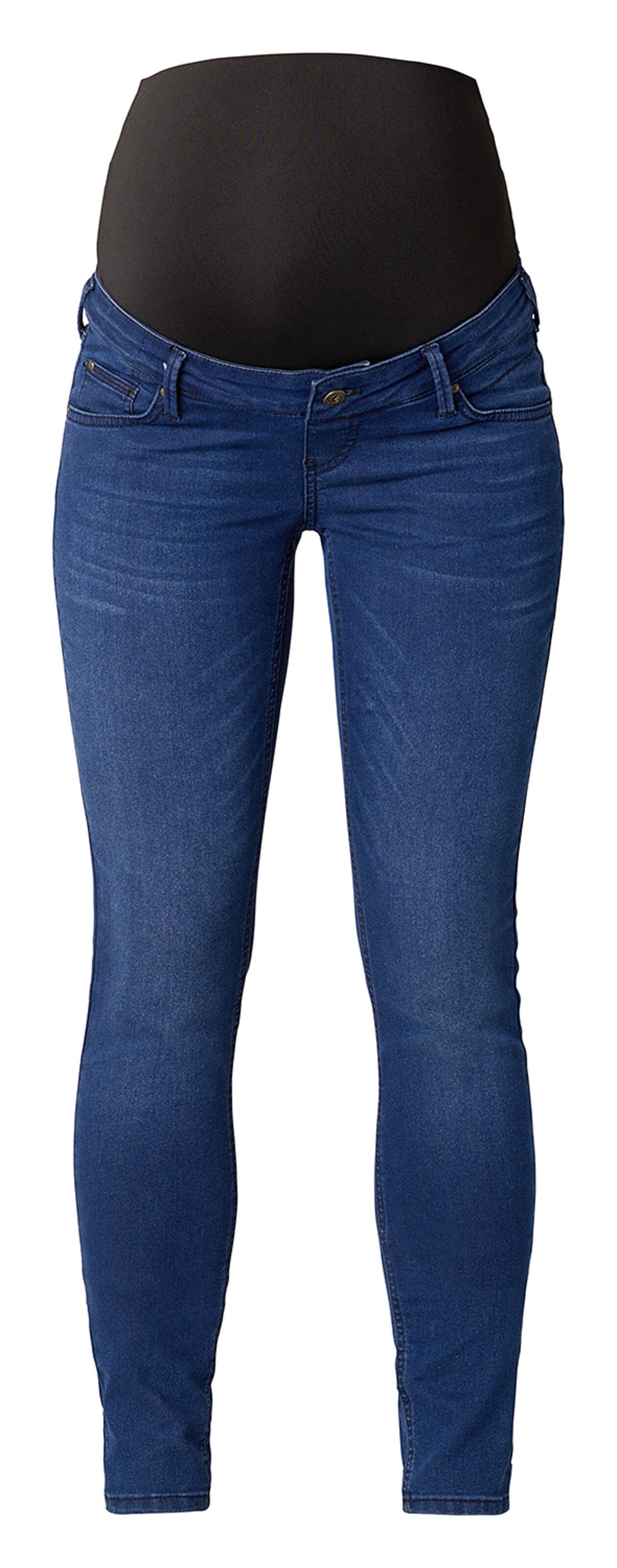 QUEEN MUM - Slim Umstandsjeans in dunkelblau