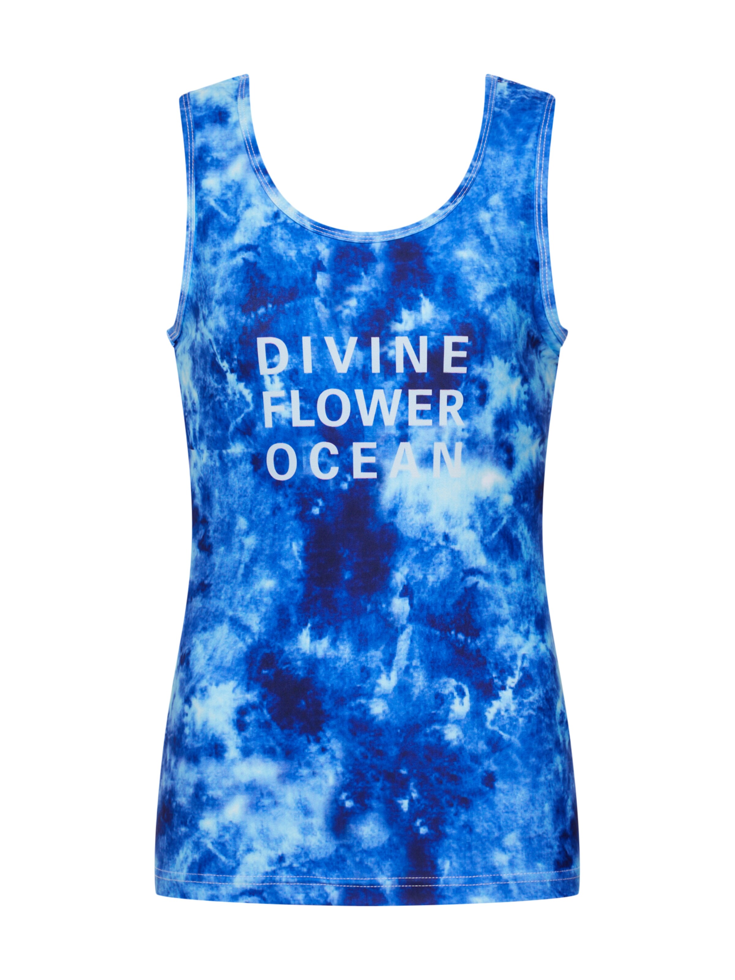Divine Flower - Sporttop 'Lilaia' in de kleur Blauw