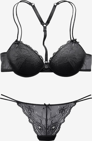 MELROSE - Conjuntos de lingerie em preto: frente
