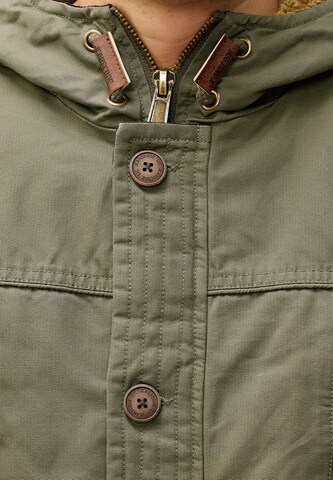 INDICODE JEANS Winter Parka 'Barge' in Green