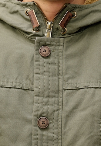INDICODE JEANS Winter Parka 'Barge' in Green