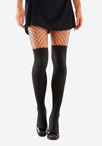BUFFALO Fine tights in Black: front