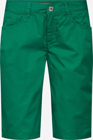 STREET ONE Normální Kalhoty 'Jane' – zelená: přední strana