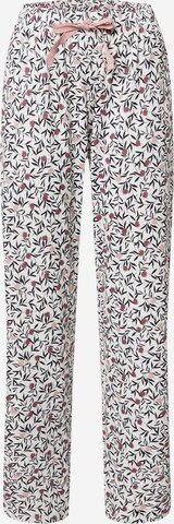 CALIDA Regular Pyjamahose in Weiß: predná strana