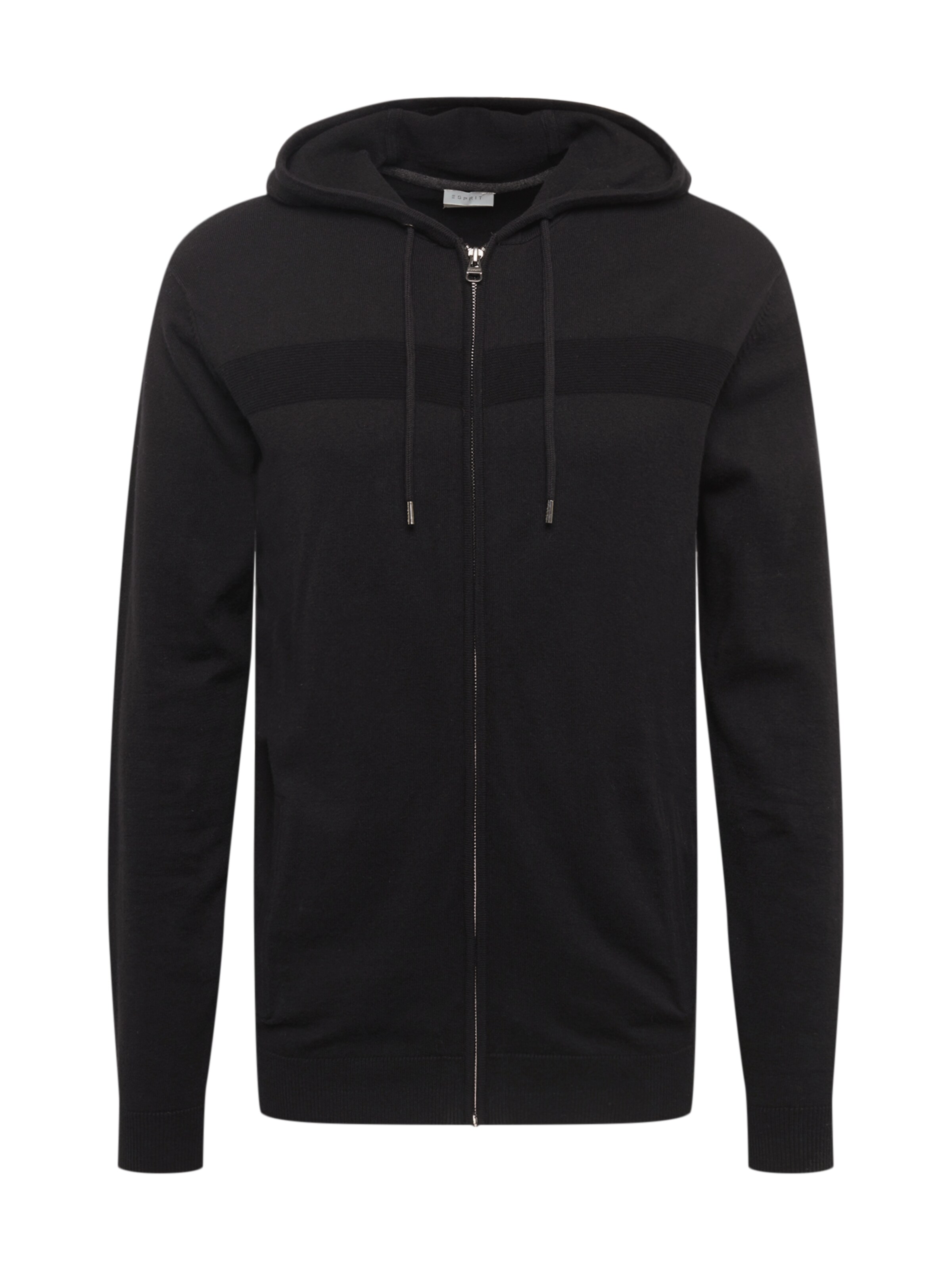 ESPRIT - Gebreid vest in de kleur Zwart