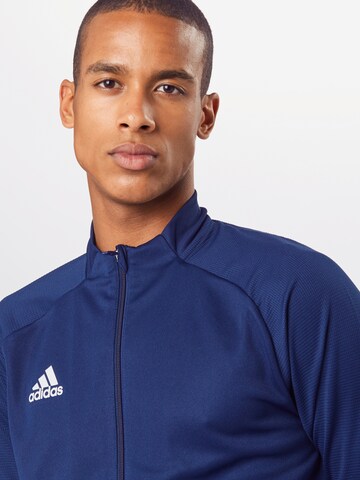 Coupe regular Veste de survêtement 'Condivo 20' ADIDAS SPORTSWEAR en bleu