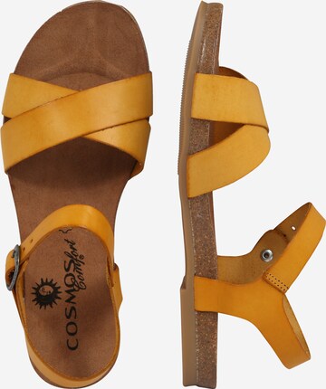 Sandalo di COSMOS COMFORT in giallo