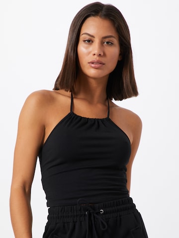 Urban Classics Top in Schwarz: Vorderseite
