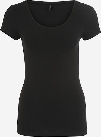 T-shirt ONLY en noir : devant