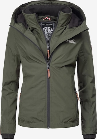 MARIKOO Performance Jacket 'Erdbeere' in Green: front