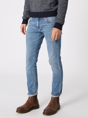 Carhartt WIP Slimfit Jeans 'Rebel' in Blauw: voorkant