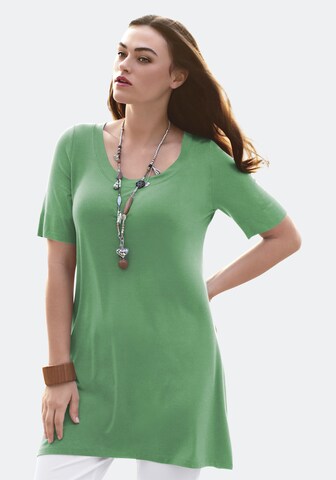 Anna Aura Oversized shirt in Groen: voorkant