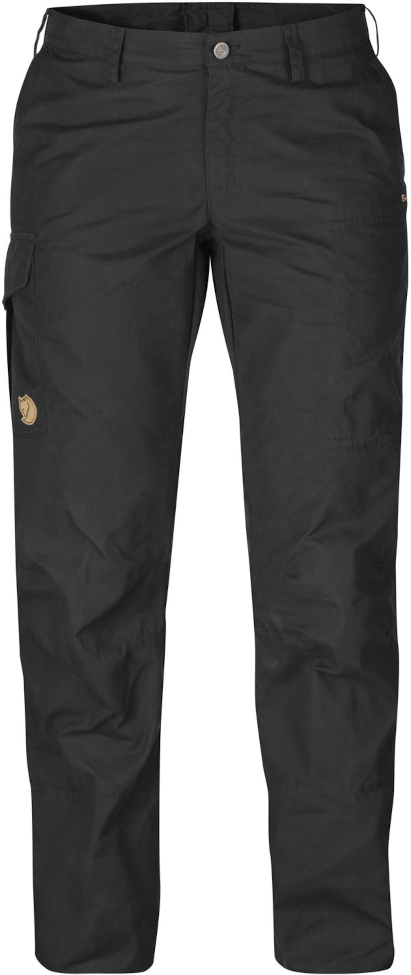 Fjällräven Regular Outdoor Pants 'Karla Pro' in Grey: front