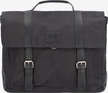 Pride and Soul Document Bag in Black: front